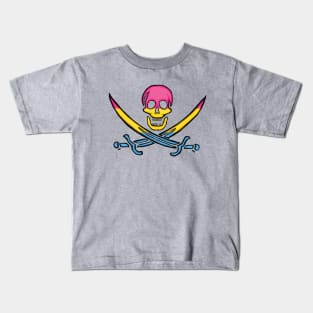 Pansexual Pirate Pride Kids T-Shirt